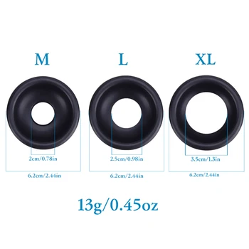 Penis Pump Ring Sex Toys for Men Silicone Sleeve for Penis Extender Trainer Accessories Men Masturbator Toys Sleeve for Adults 5