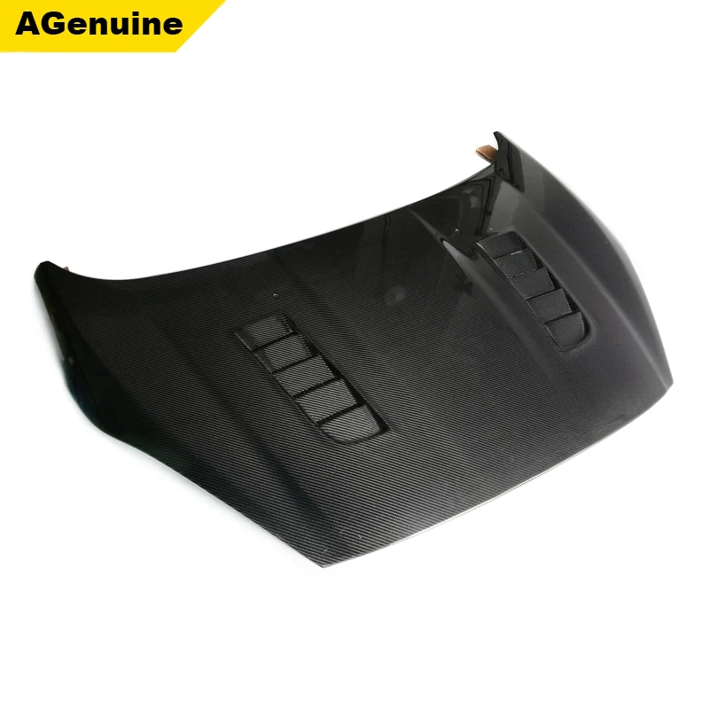 AGenuine style Carbon fiber front engine hood engine cover for