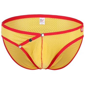 

Hot Sexy Men Underwear Briefs Mesh Breathable Man Underwear Jockstrap Men Slip Cueca Gay Male Panties Underpants Briefs