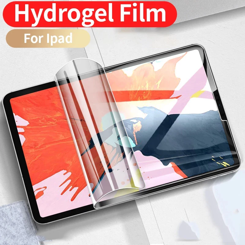 

HD Гидрогелевая пленка для Ipad Pro 11 9,7 10,2 10,5 2020 2019 mini 5 Air 4 3 2 1 Защитная пленка для экрана 8-го поколения