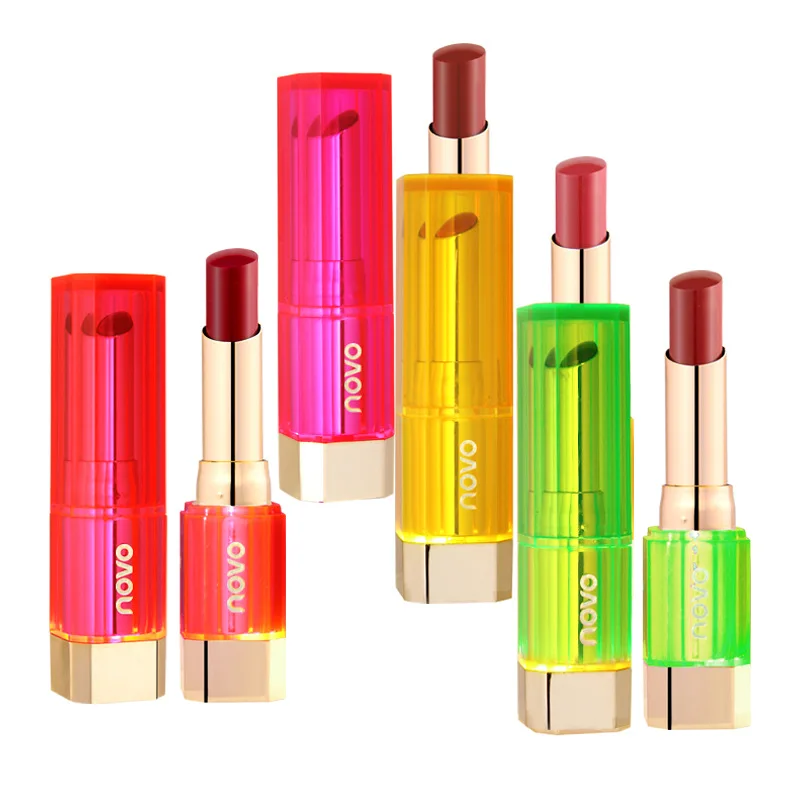 

Candy Fluorescent Flashing Lights Lipstick Velvet Red Matte Durable Non-Marking Evening Makeup matte lipstick gifts for women