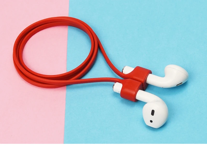 Магнитный ремешок для наушников Airpods анти-потерянный ремень Магнитная веревка для Xiaomi Airdots профессиональные наушники силиконовый шнур