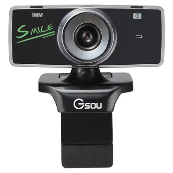 

30W Pixels Webcam Built-in Microphone USB 2.0 HD Web Camera Free Drive Computer Camera Wide Angle Video GSOU B18s