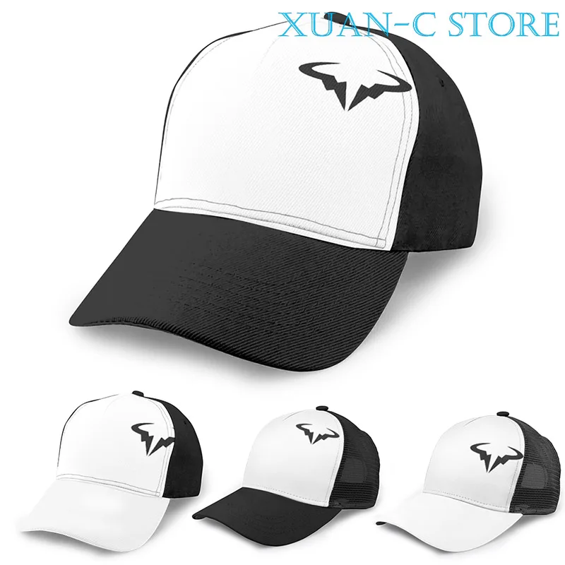 

Rafael Nadal Basketball Cap(4) men women Fashion all over print black Unisex adult hat