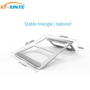 

Foldable Laptop Stand for Macbook Pro Aluminum Adjustable Desktop Tablet Phone Cooling Holder Base PC Notebook iPad Air Bracket