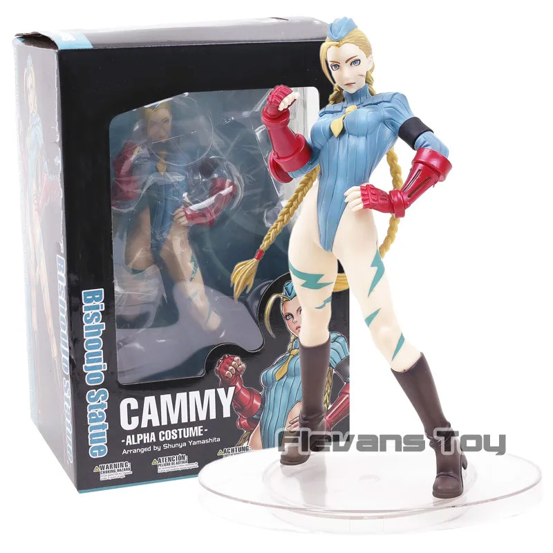 Cammy box Фигурка Сейлор Мун Chun Li/Cammy Alpha ПВХ фигурка Коллекционная модель игрушки - Цвет: Cammy box
