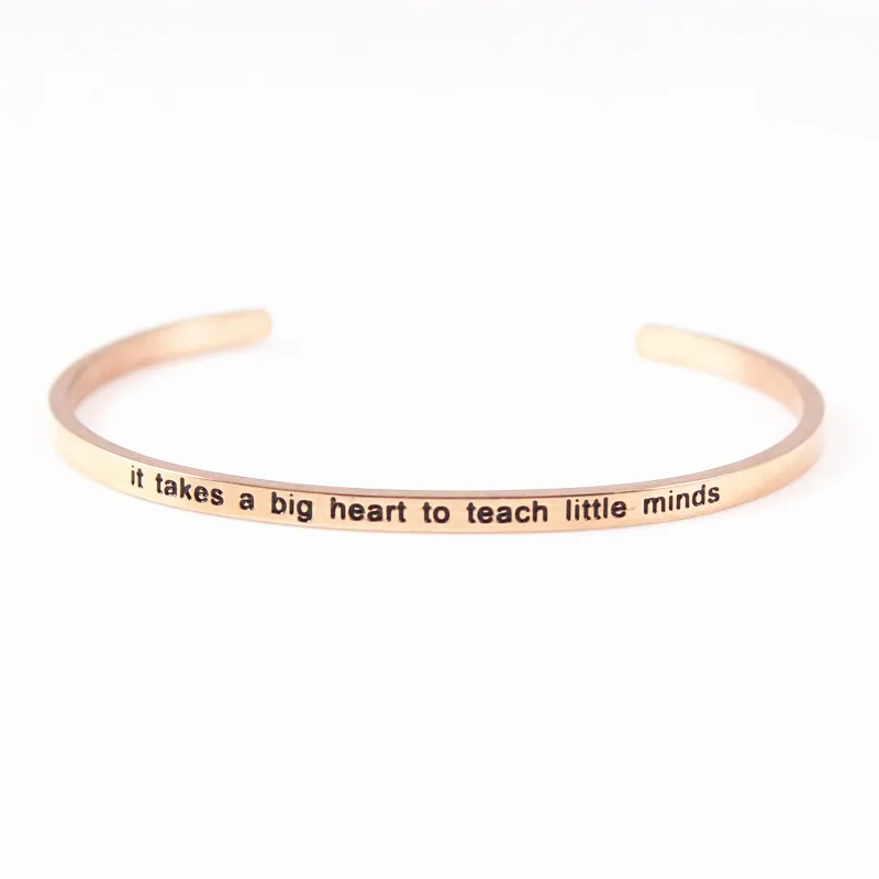 it takes a big heart to teach little minds rose gold-32