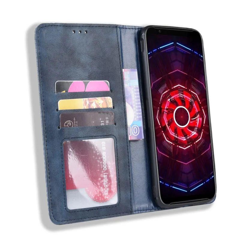 Для zte Nubia Red Magic 3 Чехол 6,65 дюймов роскошный Флип PU кожаный, в виде бумажника, магнитный адсорбционный чехол для телефона Red Magic3 NX629J