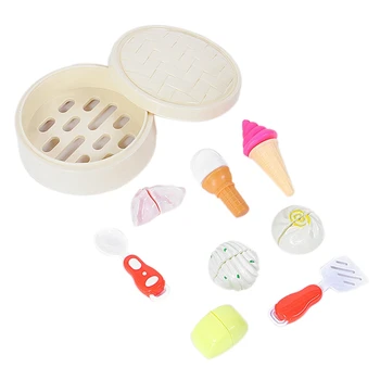 

Parent-Child Interaction Children's Play House Toys Simulation Steamer Buns Buns Dumplings Cut and Cut