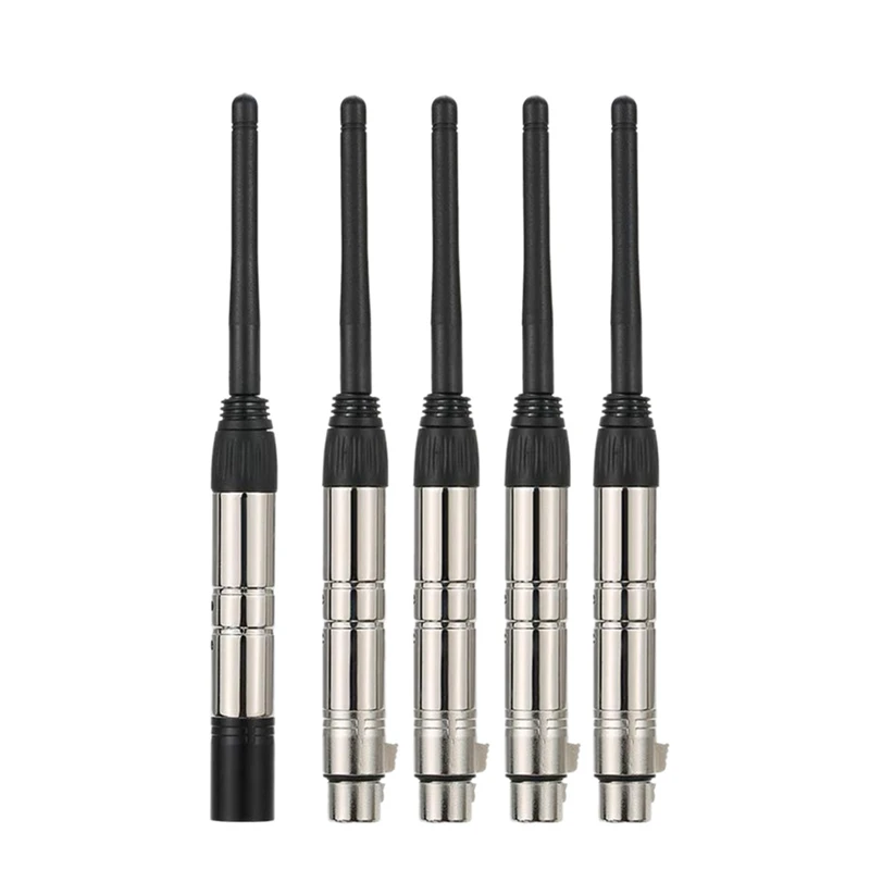 

Dmx512 2.4G Ism Wireless 5Pcs Transmitter Receiver Kit For Party Dj Show Club Disco Ktv Stage Light(Eu Plug)