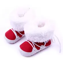 Милые осенние зимние детские ботинки теплая детская обувь без шнуровки на плоской мягкой подошве повседневная обувь из хлопка для первых ходунки#25