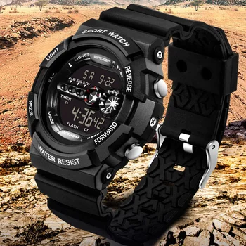 

SANDA Brand Sports Digital Watches 320 Men Fashion Waterproof Watch Led Electronic Military Wristwatch Relogio Masculino