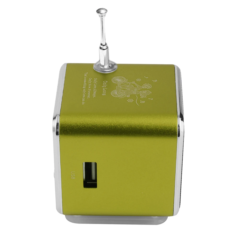 Mini Radio Receiver TD-V26 Digital Portable Speakers LCD Stereo Loudspeaker USB Charging Support TF Card FM Radio Music Player