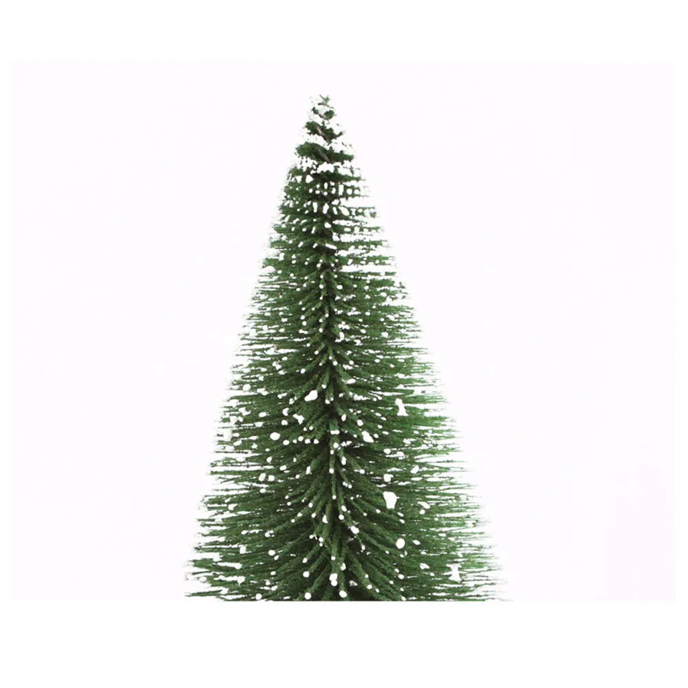 Мини-елка палочка белый кедр Настольный маленький Войлок Рождественская елка украшение миниатюрная Рождественская елка Arbre de noel T3 - Цвет: 10cm