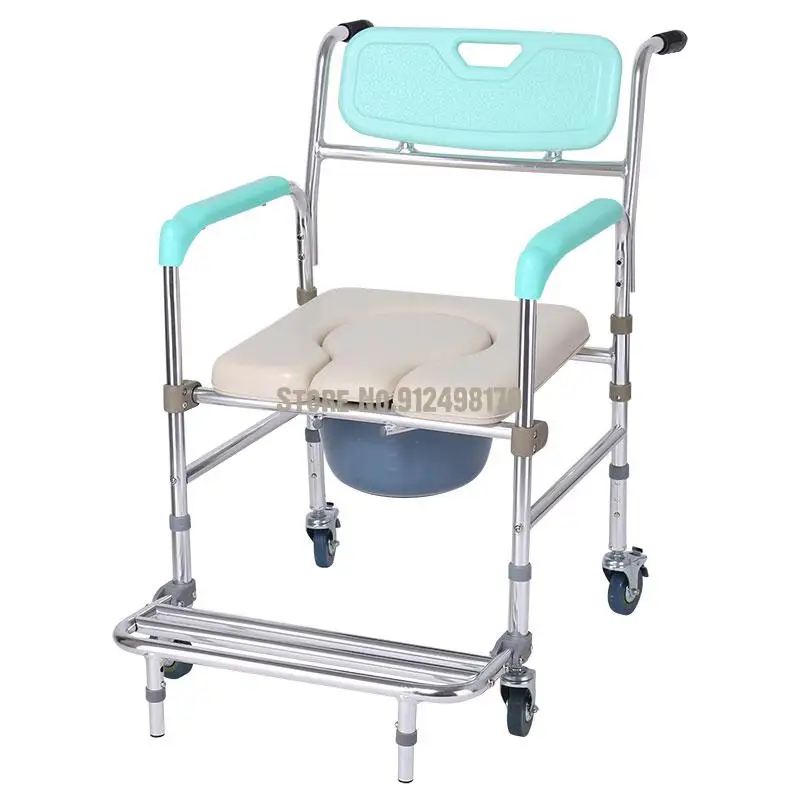 Wheelchair For The Elderly Home Use Wheelchair Mobile Bath Stool