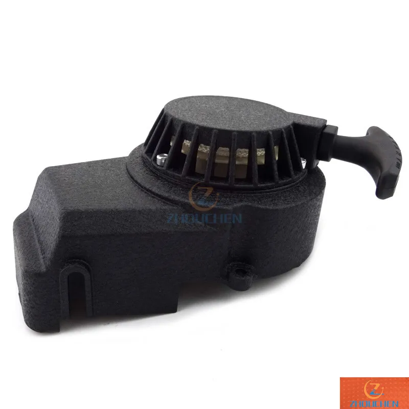 Pocket Bike Aluminum Alloy Pull Start Starter For 2 Stroke 47cc 49cc Minimoto Scooter Kid ATV Quad Dirt Bike Mini Moto