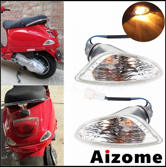 Scooter Rear Turn Blinker Light Clear Lens Indicator For Scooter LX 50 LX