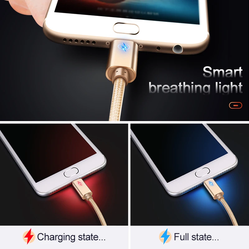 Светодиодный кабель Micro USB для быстрой зарядки huawei Кабель Microusb samsung Galaxy Xiaomi шнур и