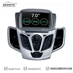 4 ядра Android 6,0 dvd-плеер автомобиля gps навигации в тире стерео радио для Ford Fiesta 2008 2009 2010 2012 2013 2014 2015 2016