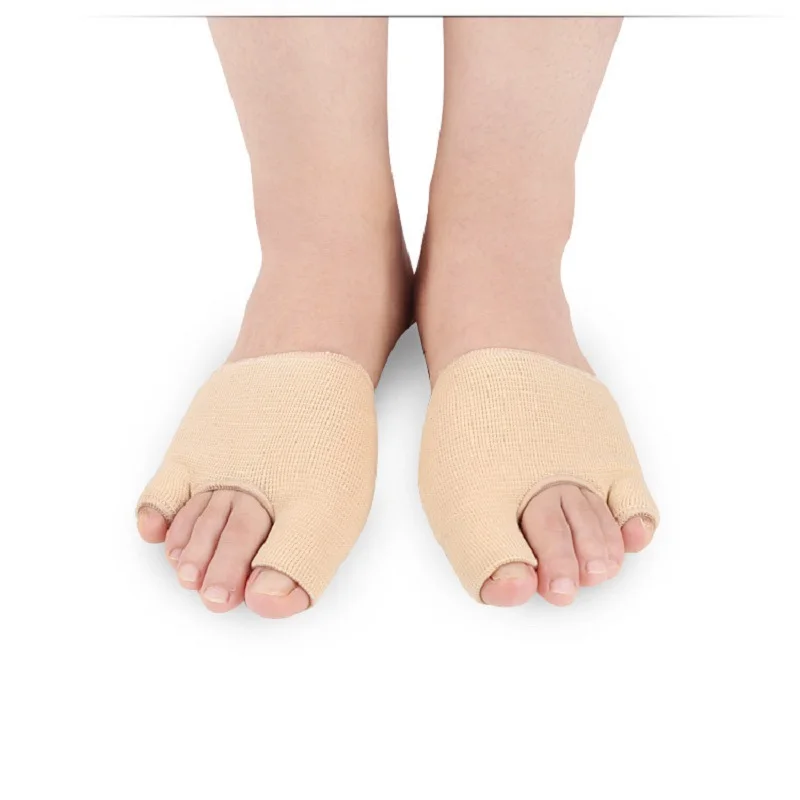 US 2PCS Forefoot Toe Protector Nylon Toes Separator Bunion Splint Big Bone Adjuster Foot Care Tools Hallux Valgus Corrector S L