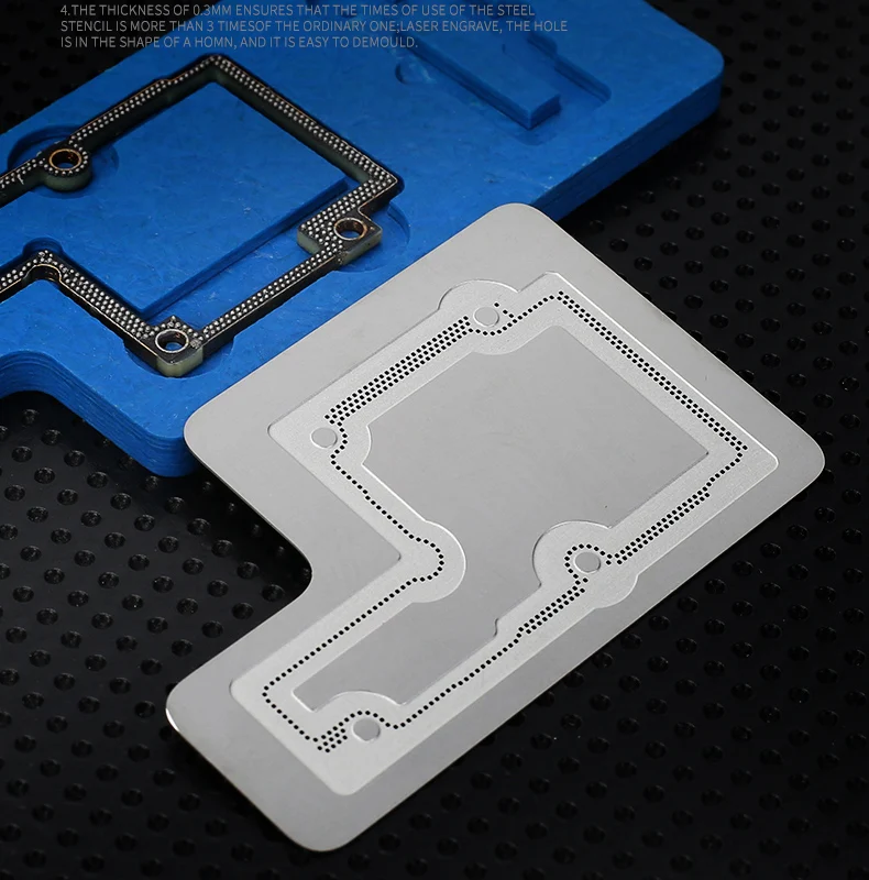 Механик для iPhone X XS XSMAX 3D BGA набор трафаретов материнская плата средний слой посадки олова шаблон паяльная пластина