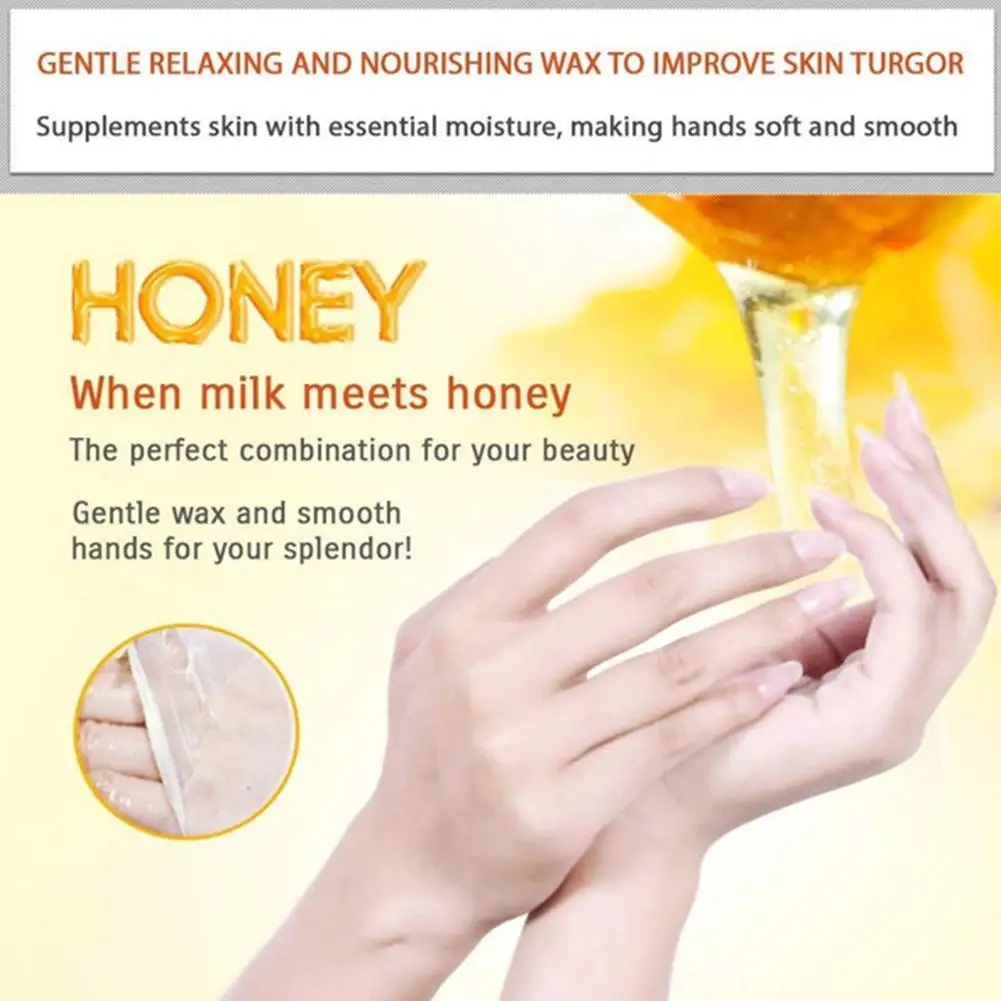 24K Gold Honey Peel Off Hand Wax Whitening Moisturizing Fine Lines Hand Care Exfoliating Calluses Hand Wax Hand Care