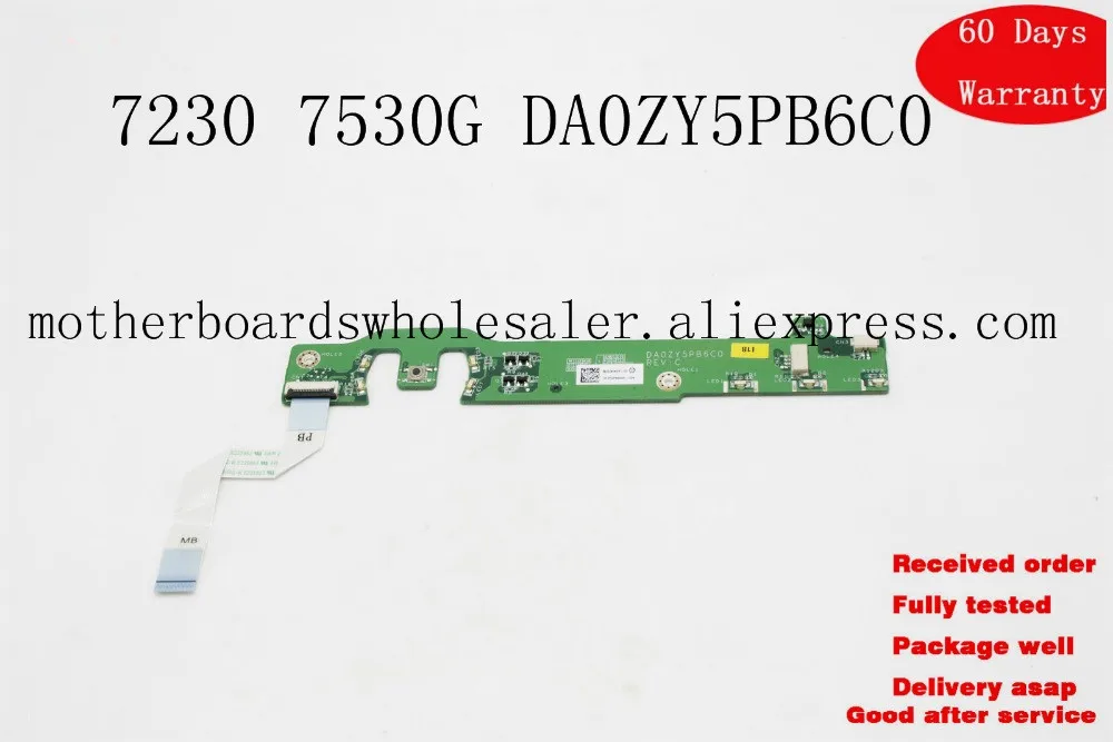 Power Button Board da0zy5pb6c0 REV: C For Acer Aspire 7230 7530 7530g 7730 7730g DA0ZY5PB6C0 | Компьютеры и офис