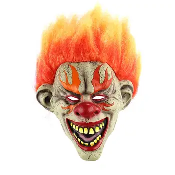 

Halloween Horror Clown Mask Latex Costume Scary Mask Cosplay Props For Dance Masquerade Party Halloween Cosplay Costume Props