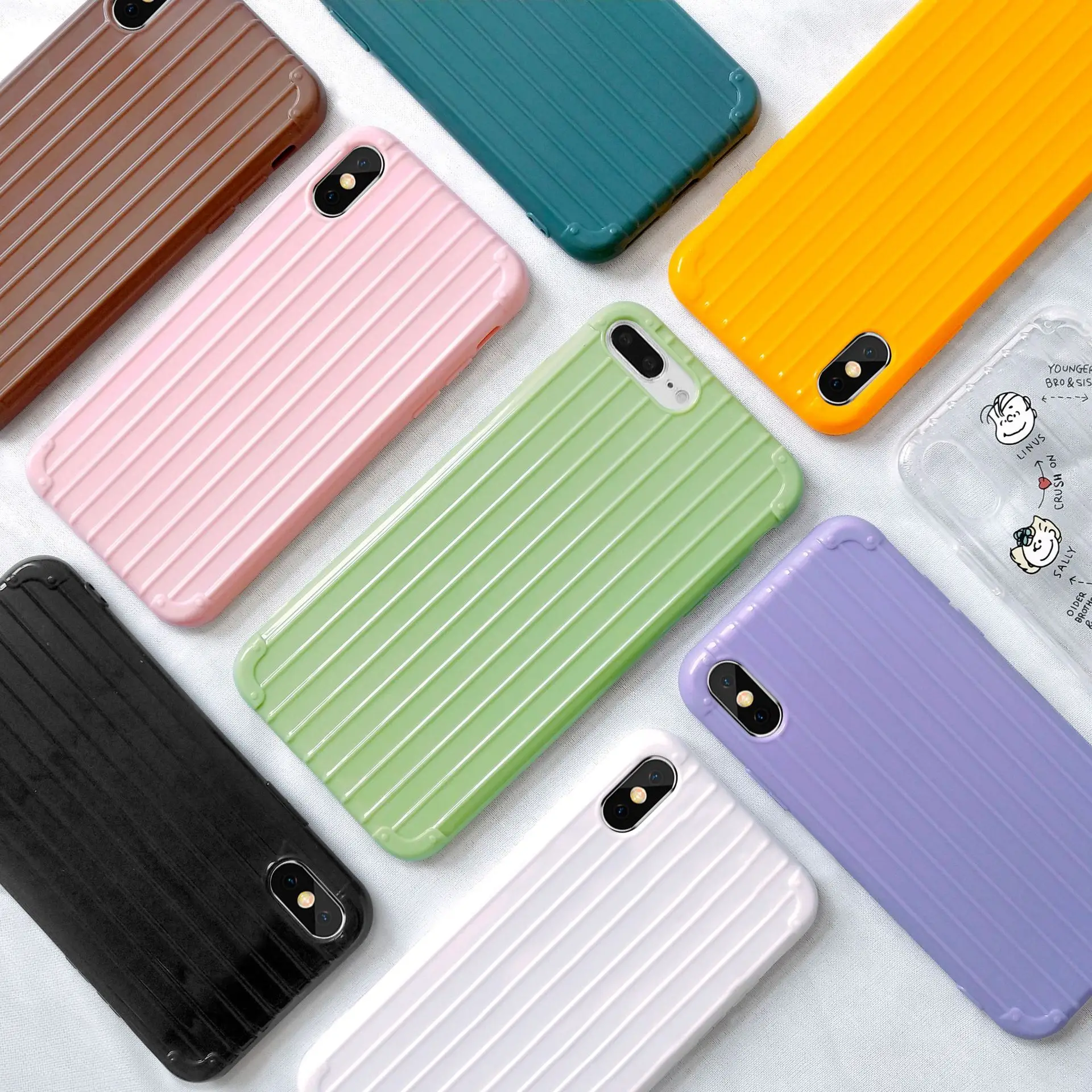 Для iphone 11 Pro Max чехол Fundas 7 8 6S Plus X XR XS MAX для телефона карамельный чистый цвет