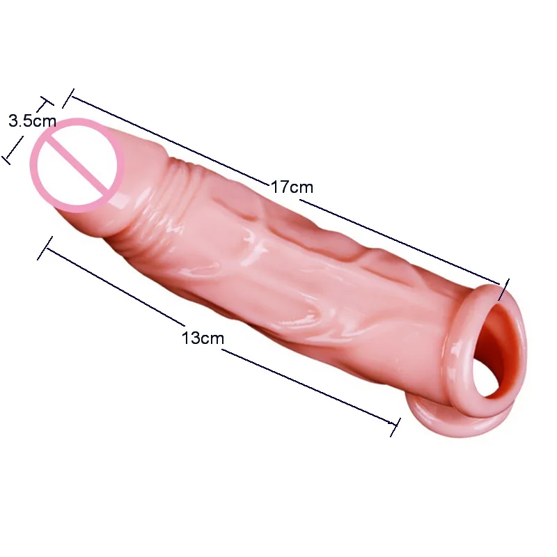 Silicone Penis Enlargement Condoms 1
