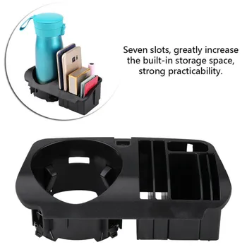 

Black Car Central Storage Box Cup Holder Stand For Mercedes Benz C Class X253 E