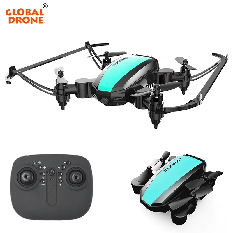 Green Global Drone Hummer GW125 RC Квадрокоптер Дрон складной мини Квадрокоптер Hover дроны, Радиоуправляемый вертолет подарки игрушки для детей - Цвет: Green