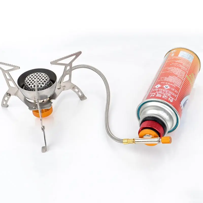 

Camping Stove Burner Adaptor Conversion Outdoor Valve Connectors Gas Adapter