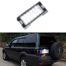 

No Error Car LED Number License Plate Light Lamps Bulb For Land Rover Freelander 1 1998 1999 2000 2001 2002 2003 2004 2005 2006