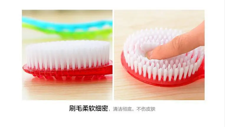 Back Rubbing Bath Brush Soft Bristle Bath Brush Long Handle Massage Bath Brush Bath Back Rubber Cleaning Bath Brush