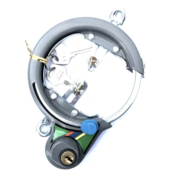 

Durable Bicycle Lock 2 Keys Accessories High Intensity Rustproof Security Iron Horseshoe Shape Anti Theft Practical Tool Riding