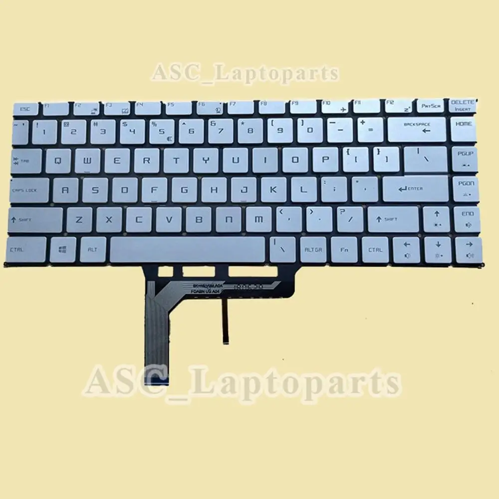 Qwerty Teclado com Retroiluminação para Laptop Msi Gf63 8rc Gf63 8rd Novo us - Imagem 2