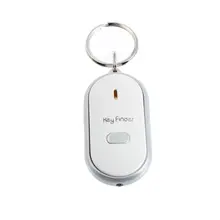 Best Price LED Smart Key Finder Sound Control Alarm Anti lost Tag Child Bag Pet Locator Find Keys Keychain Tracker Random Color