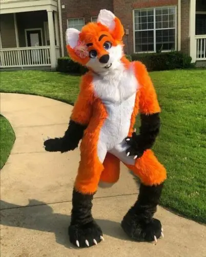 

New Christmas Carnival Performance Mascot Sexy Fox Cosplay Costume Adult Use Birthday Party Advertising Performance Set