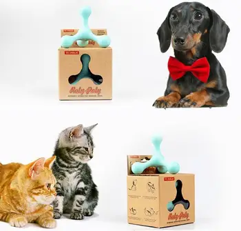 

10 Pcs/lot Pet Supply TPR Tumbler Pet Dog Interactive Toy For Traning Radial Molar Chew Bite