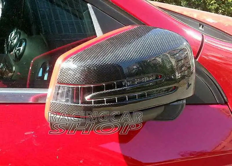 REAL CARBON FIBER MIRROR COVER FOR Mercedes Benz W176 A-Class A250 A176 A180 A250 A200 A45 1PAIR