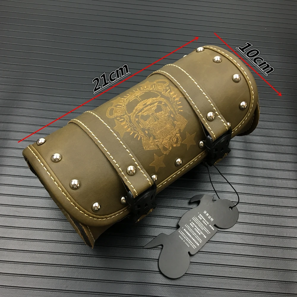 For Harley Sportster XL883 XL1200 Motorcycle Saddlebag Side PU Leather Luggage Saddle bag Storage Tool Pouch-motorcycle saddlebag,motorcycle luggage,motorcycle tool pouch