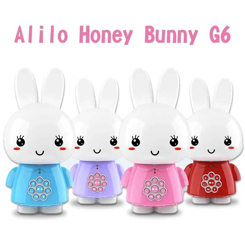 Alilo-máquina de aprendizaje temprano para bebés, robot inteligente de juguete de aprendizaje de 0 a 6 años, modelo Honey Bunny G6