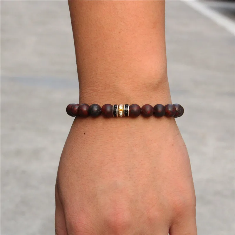 Природный гелиотроп браслеты мягкая гончарная прокладка Шарм браслет для мужчин буддизм йога баланс энергии браслеты для женщин ювелирные изделия