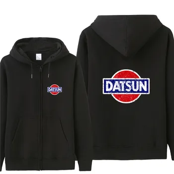 

Autumn Datsun Logo Sweatshirt Hoodies Men Thin Coat Pullover Fleece Jacket Unisex Man Datsun Sweatshirts