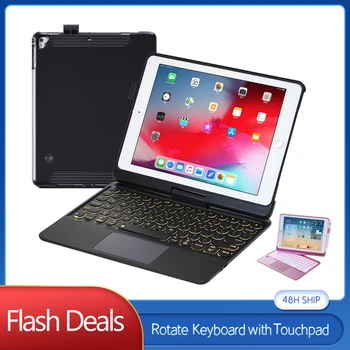 

Detatchable Smart Keyboard Case for iPad Air 2 9.7 inch Table Touchpad Keyboard for iPad Pro Air 10.2 pro10.5 Case Pencil Slot