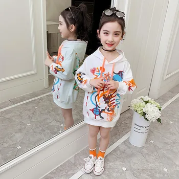 

maomaoleyenda Multicolor Letter Print Tie Dye Cute Hoodies For Girls Tops 2020 Autumn Long Sleeve Casual Teenagers Sweatshirts