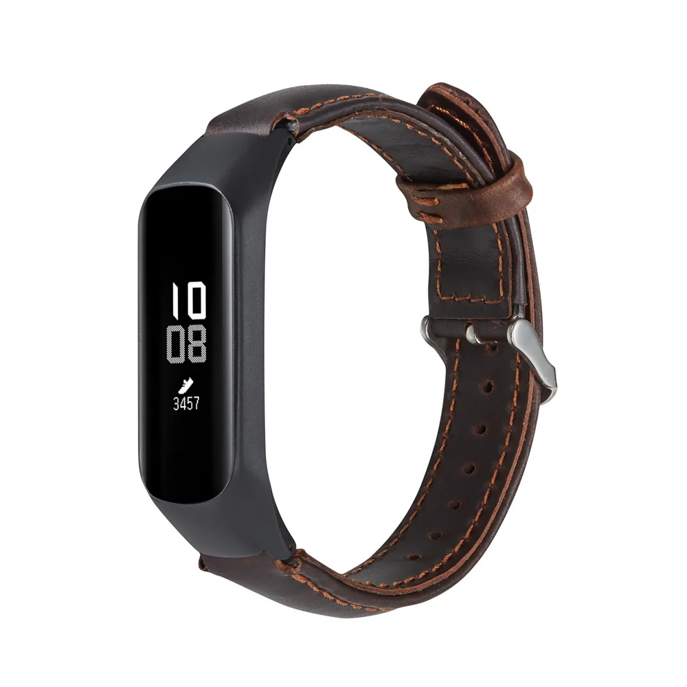 Кожаный ремешок для часов для samsung Galaxy Fit-e SM-R375 для мужчин/женщин Замена мужчин t Браслет Fit e браслет «Умные» часы аксессуары