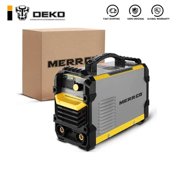 Cheap MERRCO 110/220V MMA Welder, Work Clamp With 160A ARC Welder Machine IGBT Digital Display LCD Hot Start Welder With Electrode Hol