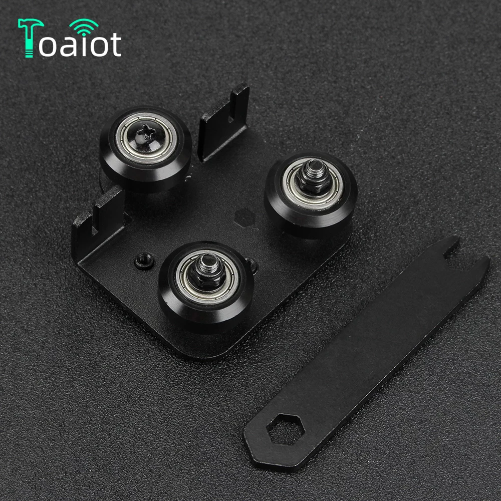 Toaiot 3D Printer Accessories Nozzle Extrusion Backplane with Pulley Fixing Parts Universal for CR-10 and Ender-3